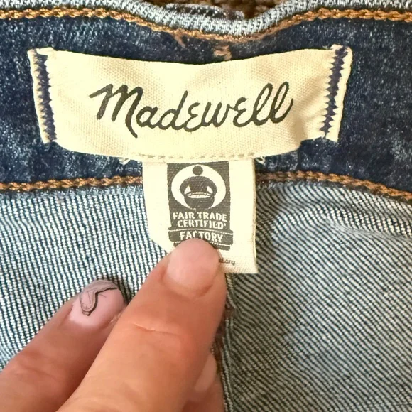 Madewell Women's Straight-Leg Denim Jeans in Medium Blue - Picture 3 of 5